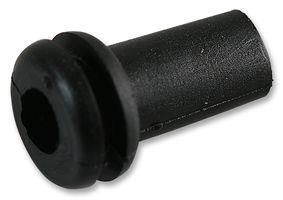 GROMMET, PVC, 9.5MM, SLEEVED, BLACK,PK50 50687