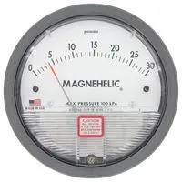 PRESSURE GAUGE, 8KPA, 1/8"FNPT 2000-8KPA