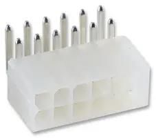 HEADER, RIGHT ANGLE, UL94V-2, 12WAY 1-1586041-2