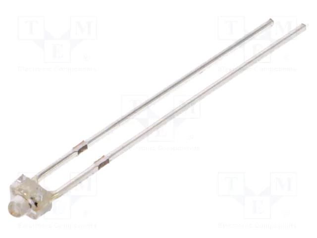 LED; red; 1.8mm; 1560mcd; 30°; Front: convex; 12VDC; No.of term: 2 OPTOSUPPLY OSR5MA7331A-12V