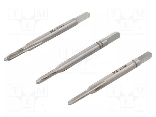 Kit: taps; for blind holes,to the through holes; L: 36mm; 2,1mm ALPEN-MAYKESTAG ALP.707002001A