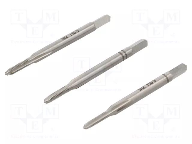 Kit: taps; for blind holes,to the through holes; L: 36mm; Ø: 1.6mm ALPEN-MAYKESTAG ALP.707002001A