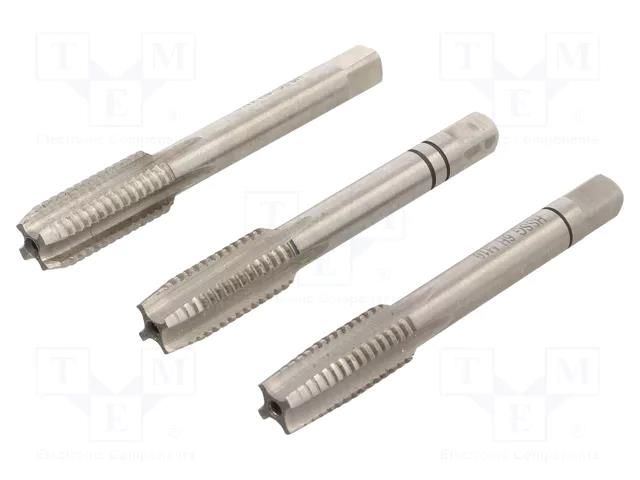Kit: taps; for blind holes,to the through holes; L: 70mm; 5,5mm ALPEN-MAYKESTAG ALP.707010001