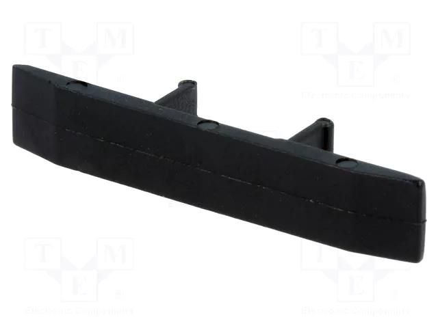Protection; black; polyamide; 6.4mm POKÓJ 4N-BK