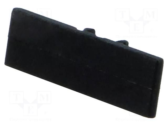 Protection; black; polyamide; 6.2mm POKÓJ OZG-4-BK