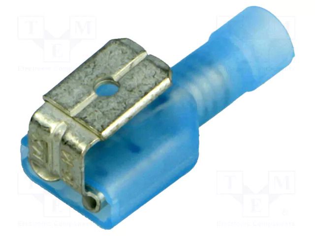 Terminal: flat; 6.35mm; 0.8mm; female; 1.3÷2mm2; crimped; insulated MOLEX MX-19013-0029