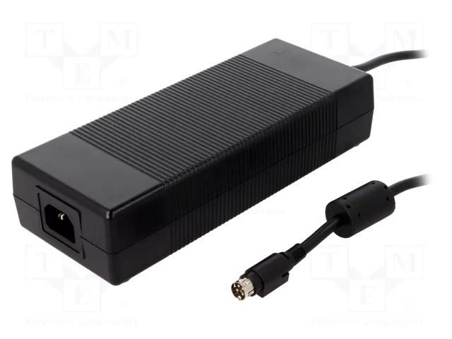 Power supply: switching; 15VDC; 13.4A; Out: KYCON KPPX-4P; 201W MEAN WELL GST220A15-R7B