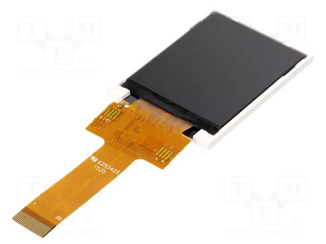 Display: TFT; 1.8"; 128x160; Illumin: LED; Dim: 34.7x46.75x2.25mm DISPLAY ELEKTRONIK DEM128160CTMH-PW-N