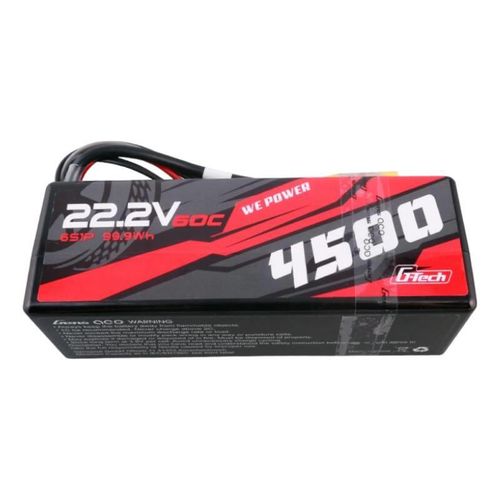 Gens ace G-Tech 4500mAh 6S1P 22.2V 60C HardCase RC car Lipo Battery 14#, Gens ace GEA456S60X9GT