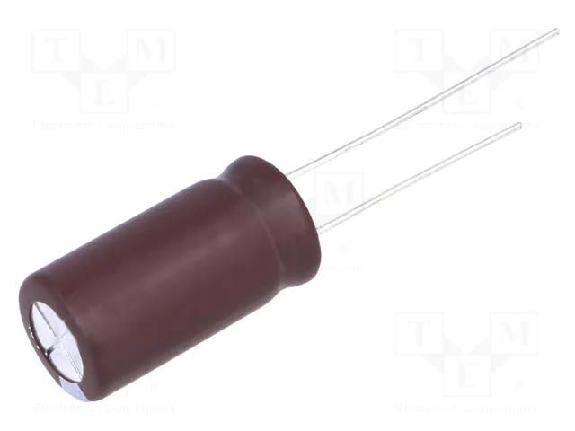 Capacitor: electrolytic; low ESR; THT; 1000uF; 10VDC; Ø10x16mm Elite ED1A102MNN1016