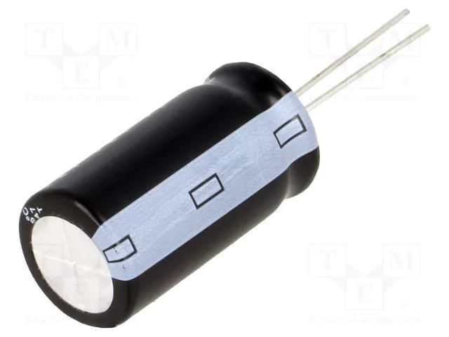 Capacitor: electrolytic; THT; 330uF; 250VDC; Ø18x45mm; Pitch: 7.5mm Elite KJ2E331MNN1845