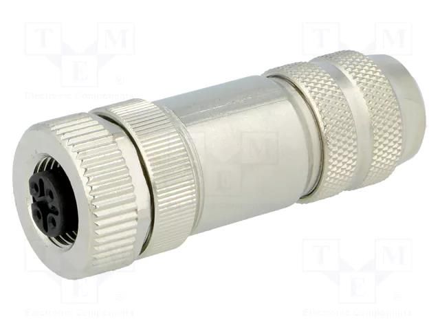 Connector: M12; plug; PIN: 2; female; straight; IP67; screw terminal MURRELEKTRONIK 7000-14025-0000000