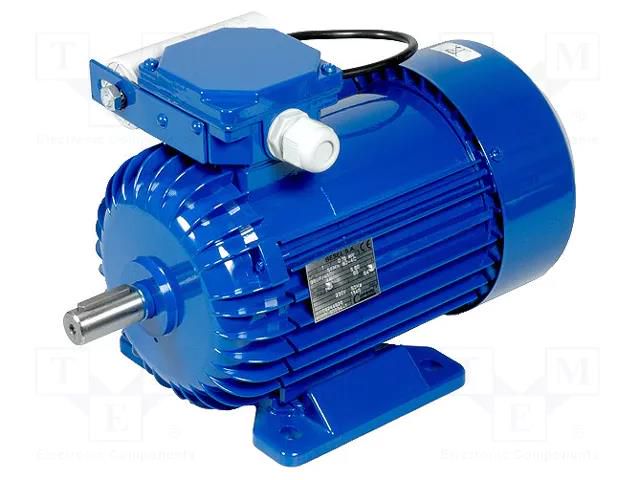 Motor: AC; 1-phase; 0.75kW; 230VAC; 1340rpm; 5.35Nm; IP54; 5.6A; arms BESEL SEMH80-4C