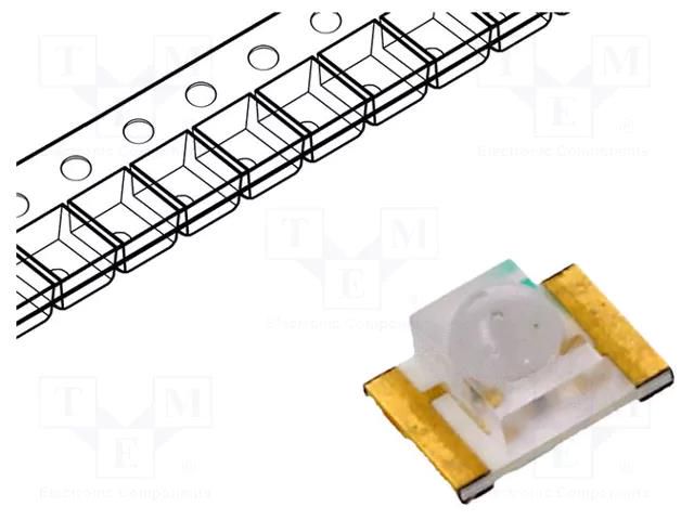 LED; yellow green; SMD; 1210; 100÷150mcd; 1.8÷2.4VDC; 35°; 20mA OPTOSUPPLY OSG8322441E