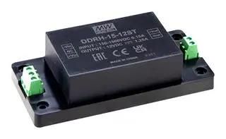 DC-DC CONVERTER, 15V, 1A DDRH-15-15ST