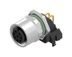 SENSOR CONN, M12, R/A RCPT, 8POS, PANEL 43-02739