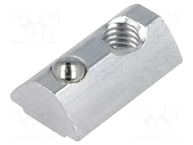 Nut; for profiles; Width of the groove: 8mm; steel; zinc; T-slot FATH FA-096026