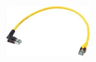 PATCH CORD, RJ45 PLUG-PLUG, 11.8", YEL 09488587587003