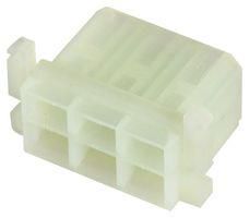 CONN HOUSING, PLUG, 6POS, 9.1MM 180904