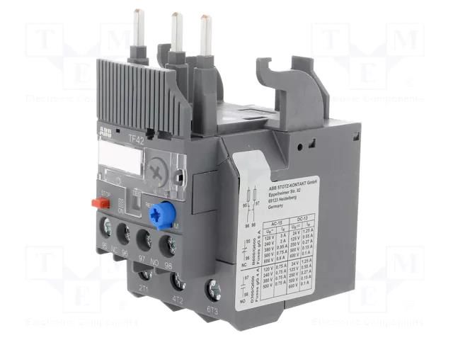 Thermal relay; Leads: screw terminals; 13÷16A; AF ABB TF42-16