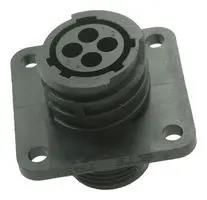 CIRCULAR CONNECTOR, RCPT, 4POS 206430-1