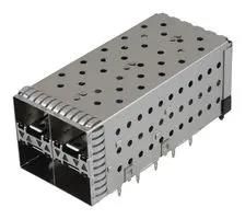 PLUGGABLE CONN, SFP+, 2X2, PRESS FIT 1-2007637-5