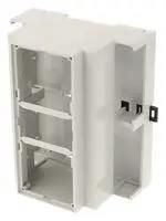 ENCLOSURE, DIN RAIL, PPO, GRAY 1597DIN6MDH53