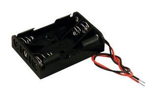 BATTERY HOLDER, 3 X AAA, WIRE LEADS BH3AAAW