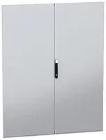 PLAIN DOOR, ENCLOSURE, STEEL, GREY NSYSFND20162D