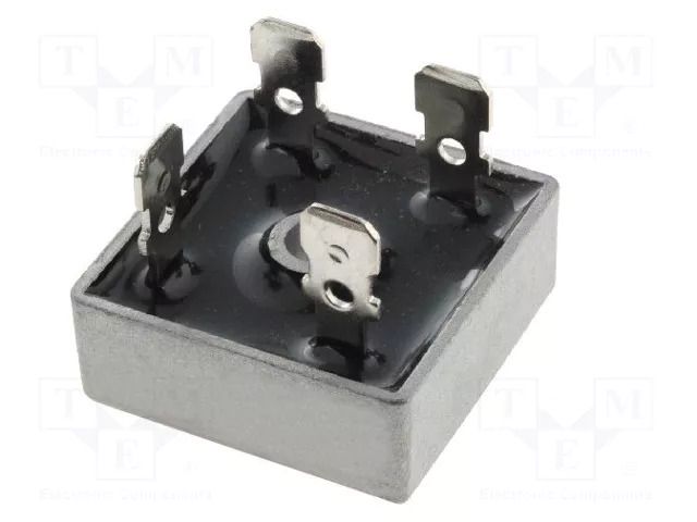 Bridge rectifier: single-phase; Urmax: 50V; If: 25A; Ifsm: 400A DC COMPONENTS KBPC25005
