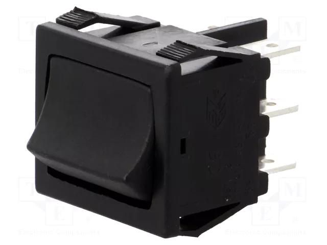 ROCKER; DP3T; Pos: 3; ON-OFF-ON; 10A/250VAC; 10A/28VDC; black; none BULGIN AE-H8670VBAAA