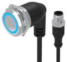 PB ANTI VANDAL SW, SPDT, 0.6A/35V, PANEL 82-665G.2124
