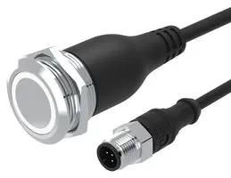 PB ANTI VANDAL SW, SPDT, 0.6A/35V, PANEL 82-665A.1154