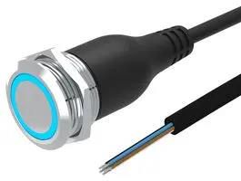 PB ANTI VANDAL SW, SPDT, 0.6A/35V, PANEL 82-6655.2124