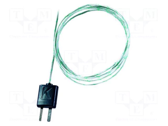 Probe: K-type temperature; -50÷400°C; Accur: ±2.5°C; 1.5m; <5s TESTO TESTO-06020645