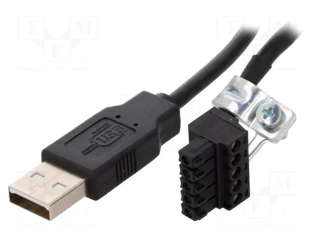 Adapter; Input: USB A plug; Out: 5pin  connector; 1.8m BRAINBOXES PW-650