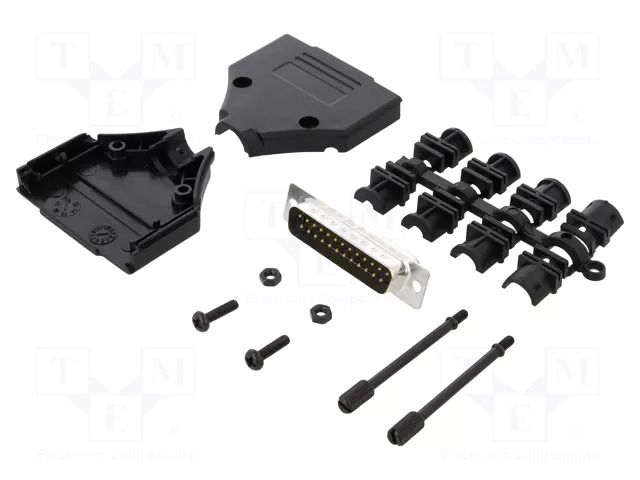 Connector: D-Sub; PIN: 25; plug; male; straight; soldering MH CONNECTORS MHDTPPK25-DB25PK