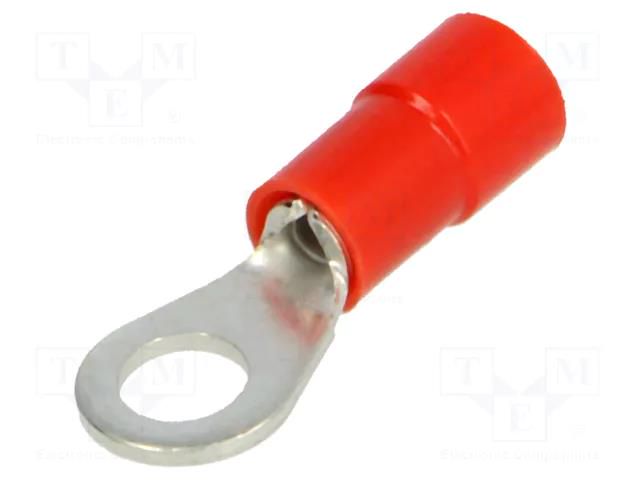 Tip: ring; M4; Ø: 4.3mm; 0.25÷1.5mm2; crimped; for cable; insulated BM GROUP BM00119