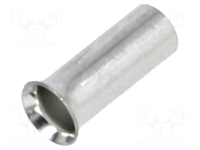 Tip: bootlace ferrule; non-insulated; copper; 2.5mm2; 7mm; tinned BM GROUP BM01506
