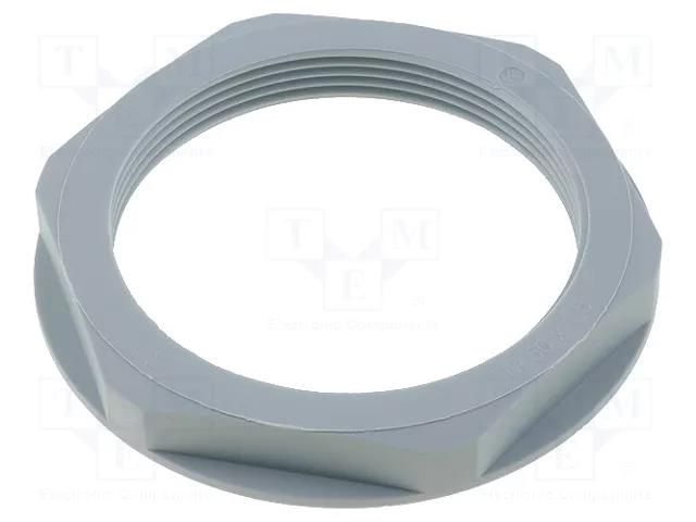 Nut; M50; polyamide; UL94V-2; 60mm; grey; -20÷100°C; Thread: metric LAPP SKINTOP-N50G