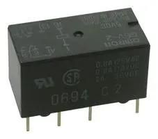 SIGNAL RELAY, DPDT, 2A, 125V G5V-2-DC9