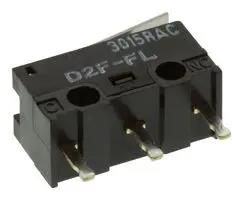 MICROSWITCH, SPDT, 1A, 125V/30V, 25GF D2F-FL