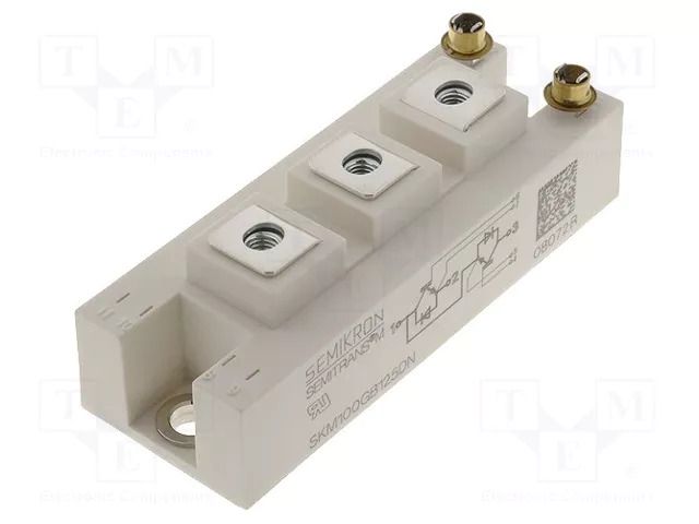 Module: IGBT; transistor/transistor; IGBT half-bridge; Ic: 80A SEMIKRON DANFOSS SKM100GB125DN
