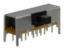 SLIDE SWITCH, 4P3T, 0.2A, 30VDC, THT EG4319