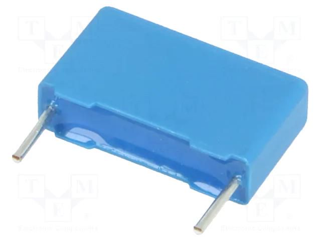 Capacitor: polyester; 100nF; 200VAC; 400VDC; 15mm; ±10%; MKT; THT EPCOS B32522E6104K