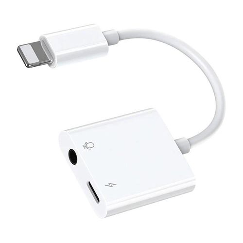 Audio Adapter Lightning / 3.5 mm Joyroom S - Y105 (white) 10 + 4 pcs FOR FREE, Joyroom 43675-uniw