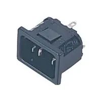 CONN, IEC C14 INLET, SNAP-FIT, 10A PX0575/15/63