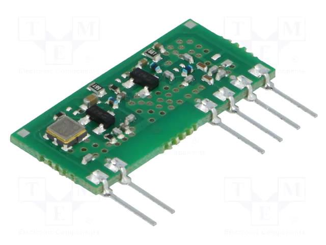 Module: RF; AM transmitter; AM,OOK; 433.92MHz; 3VDC; 5.5mA AUREL TX-SAW-MID-3V/CS