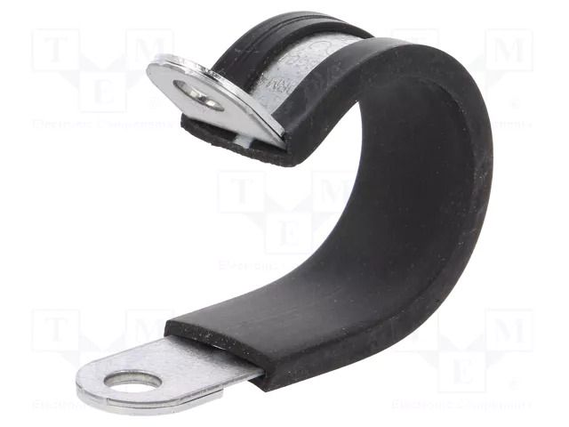 Fixing clamp; ØBundle : 25mm; W: 15mm; steel; Ømount.hole: 6.4mm LAPP RKS-1-25/15