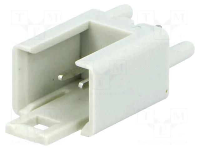 Connector: IDC; socket; male; PIN: 2; straight; THT; tinned; 2.54mm TOMIC PZK1102